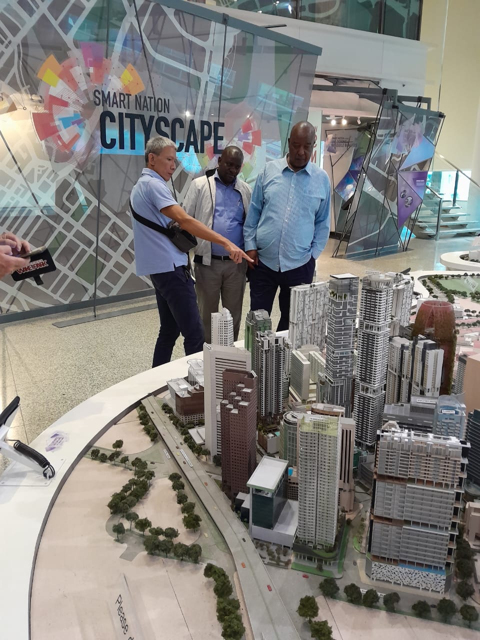 Team studying Singapore successful models of urban planning, housing development to gather knowledge  and best practices to enhance the County's urban infrastructure and housing solutions.